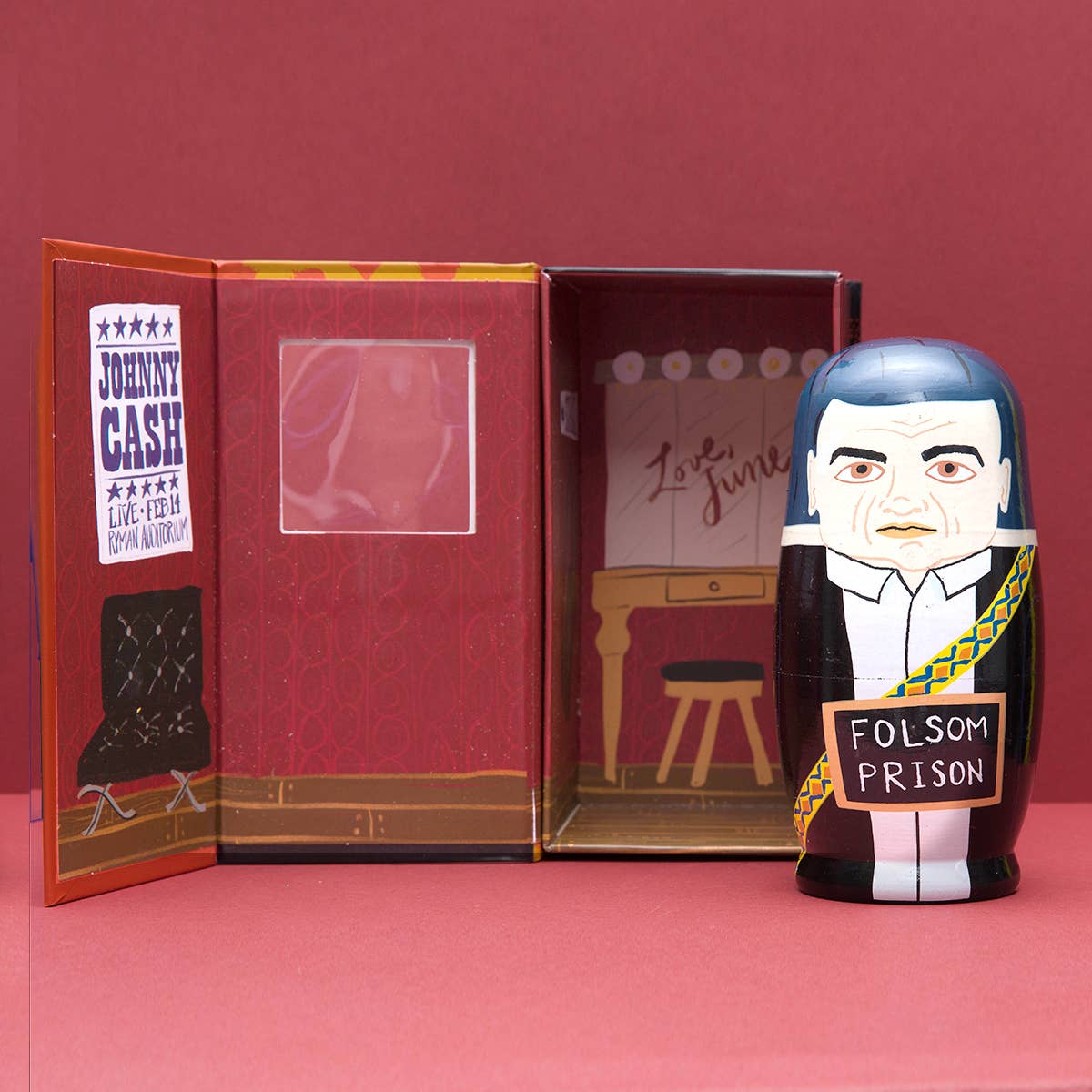 Men of Country Wooden Nesting Doll Set - The Elevated Hippie