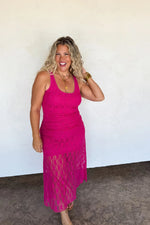 Leely Lace Dress with Built-In Cami – Stretchy Summer Cover-Up or Dres - The Elevated Hippie