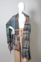 Multicolor Plaid Pocket Ruana - All Time Fall Favorite 🍁 - The Elevated Hippie