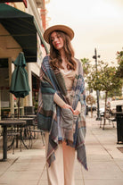 Multicolor Plaid Pocket Ruana - All Time Fall Favorite 🍁 - The Elevated Hippie