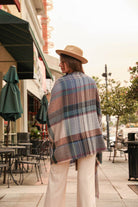 Multicolor Plaid Pocket Ruana - All Time Fall Favorite 🍁 - The Elevated Hippie