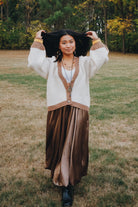 Solid Satin Skirt - The Elevated Hippie