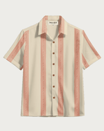 Men's 100% Cotton Button-Up Shirt – Lightweight Casual Shirt with Coconut Buttons - The Elevated Hippie
