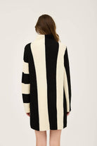 TWO TONE STRIPED MINI DRESS - The Elevated Hippie
