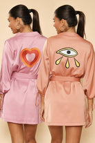 Satin wrap robe - The Elevated Hippie