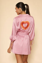Satin wrap robe - The Elevated Hippie