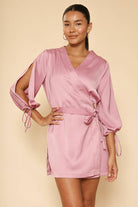 Satin wrap robe - The Elevated Hippie