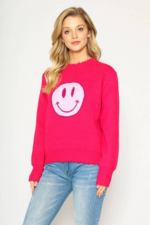 Smiley Sweater - The Elevated Hippie