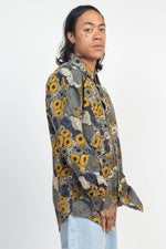 Mushroom Long Sleeve Button-Up – For the Chill Explorer - The Elevated Hippie