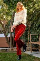 Velvet Flare Trousers - The Elevated Hippie