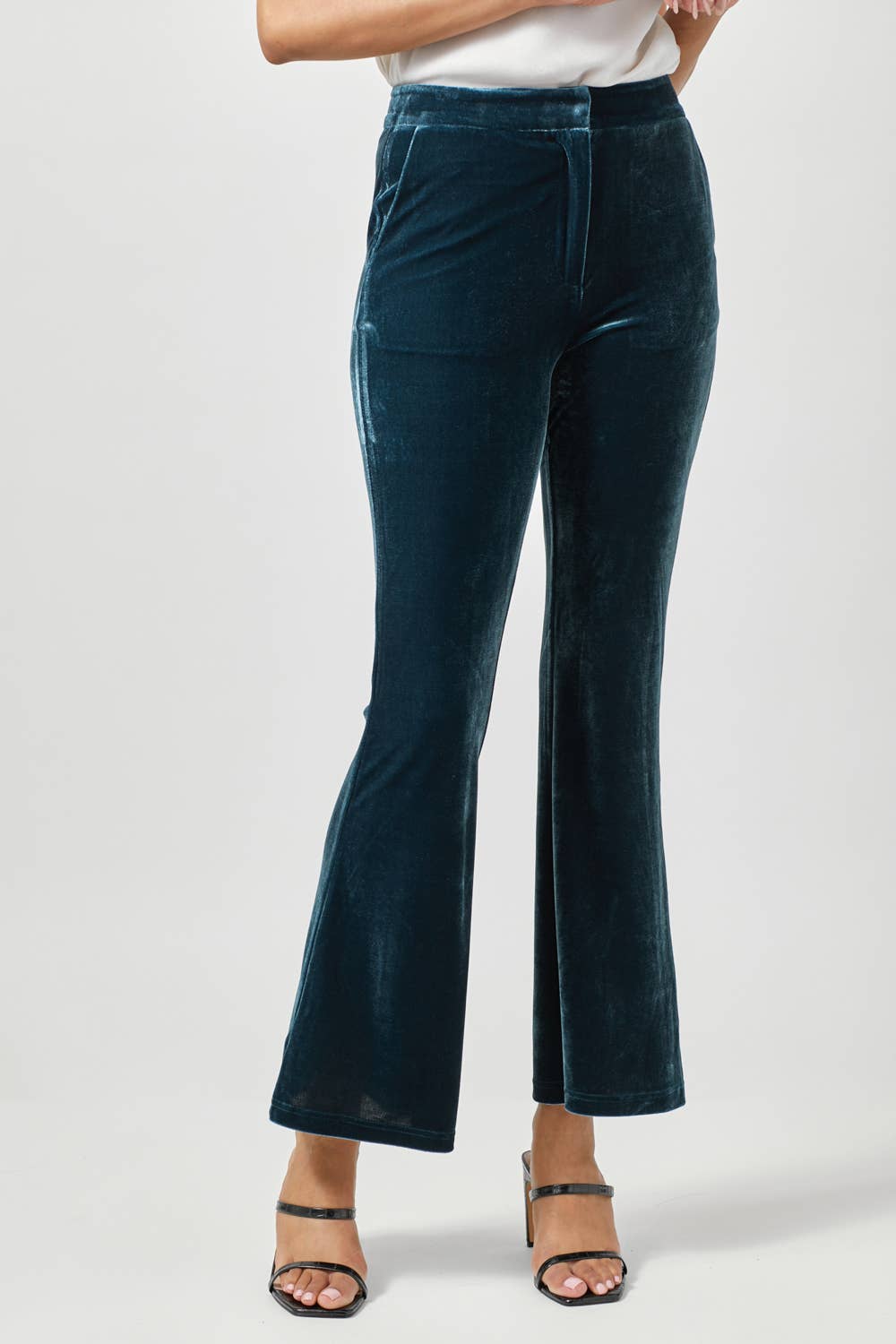 Velvet Flare Trousers - The Elevated Hippie