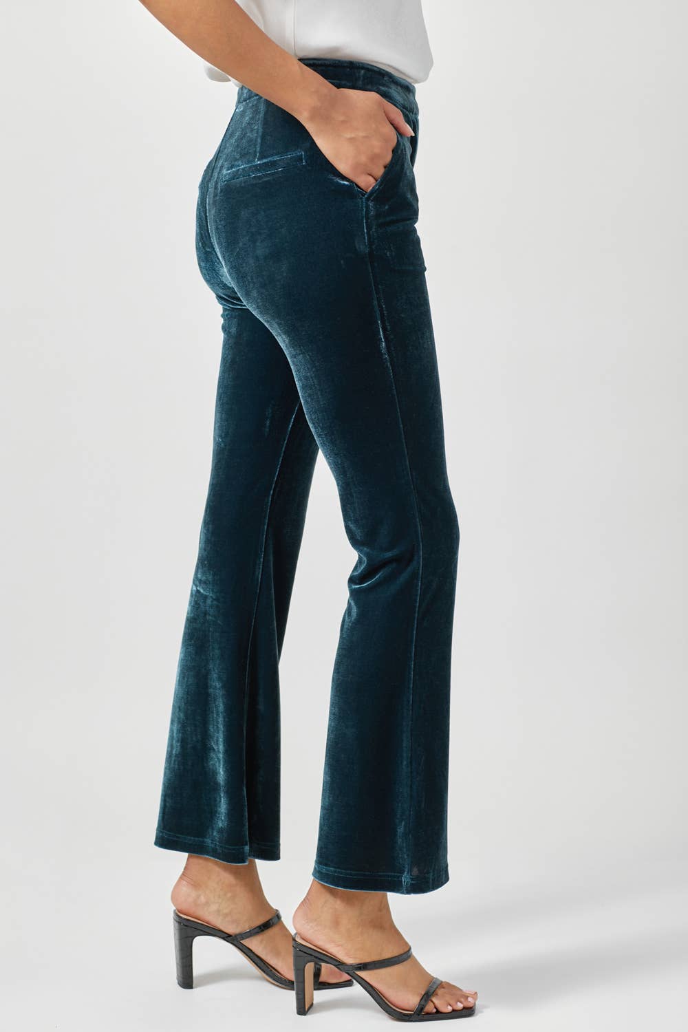 Velvet Flare Trousers - The Elevated Hippie