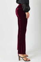Velvet Flare Trousers - The Elevated Hippie