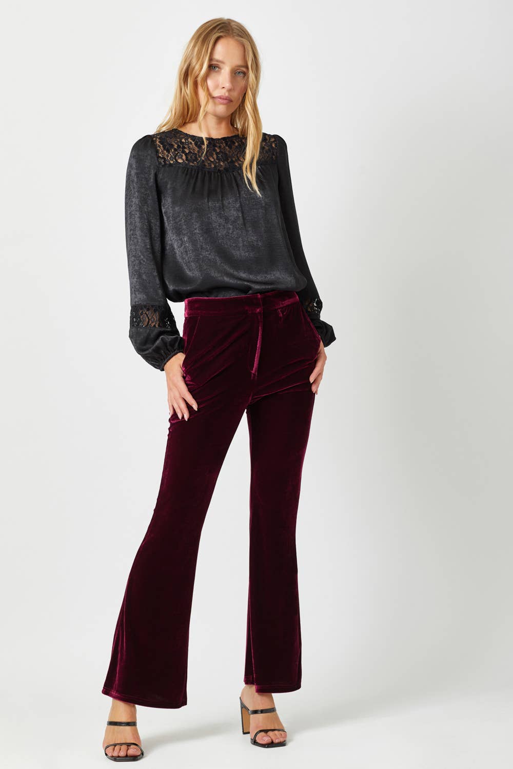 Velvet Flare Trousers - The Elevated Hippie