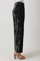 Crinkle Velvet Trousers - The Elevated Hippie