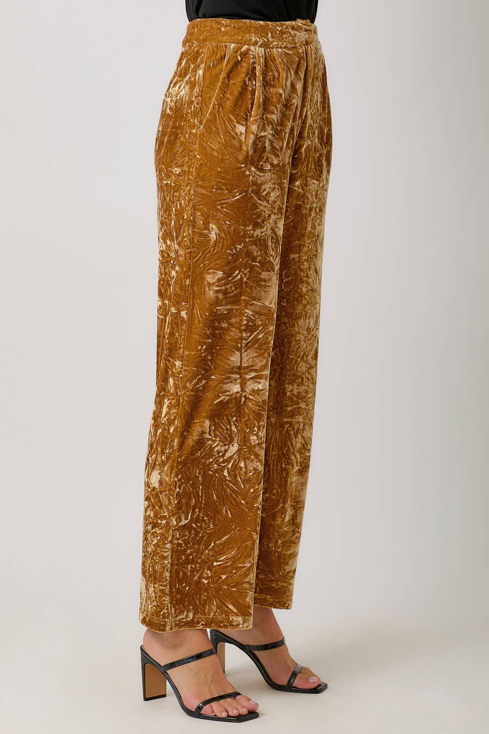 Crinkle Velvet Trousers - The Elevated Hippie