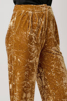 Crinkle Velvet Trousers - The Elevated Hippie