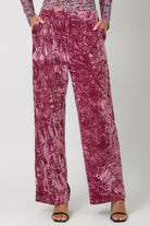 Crinkle Velvet Trousers - The Elevated Hippie