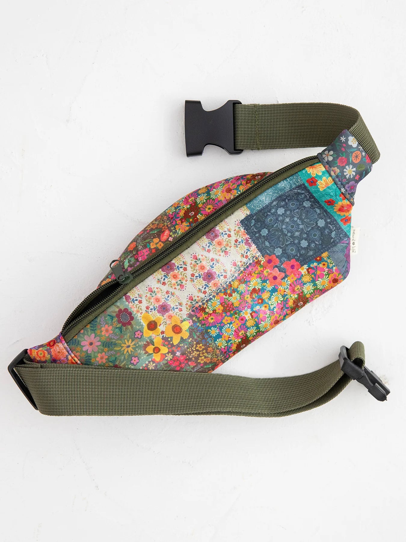 Natural Life Go Anywhere Fanny Pack Patchwork - The Elevated Hippie