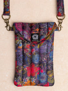 Natural Life Puffy Dark Garden Phone Pouch - The Elevated Hippie