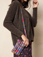 Natural Life Puffy Dark Garden Phone Pouch - The Elevated Hippie
