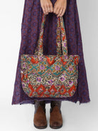 Natural Life Reversible Puffy Tote Bag - The Elevated Hippie