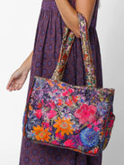 Natural Life Reversible Puffy Tote Bag - The Elevated Hippie