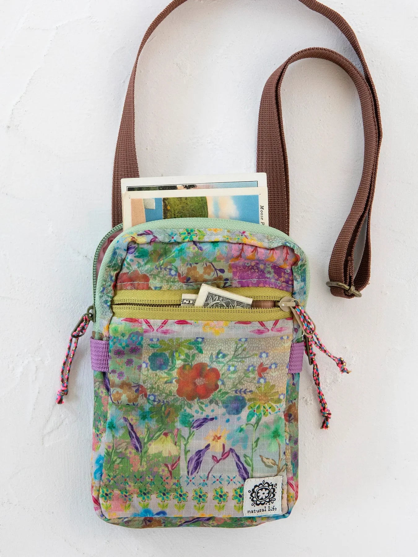 Natural Life 8 in 1 Pocket Crossbody Bag - The Elevated Hippie