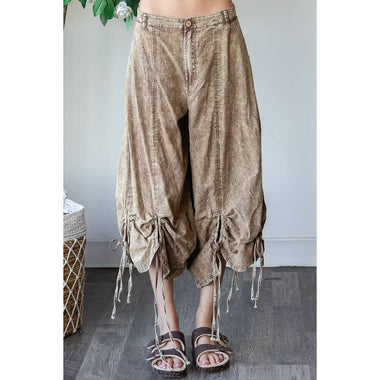 Oli and Hali Washed Cinch Pants – Chill Flows, Earthy Vibes - The Elevated Hippie