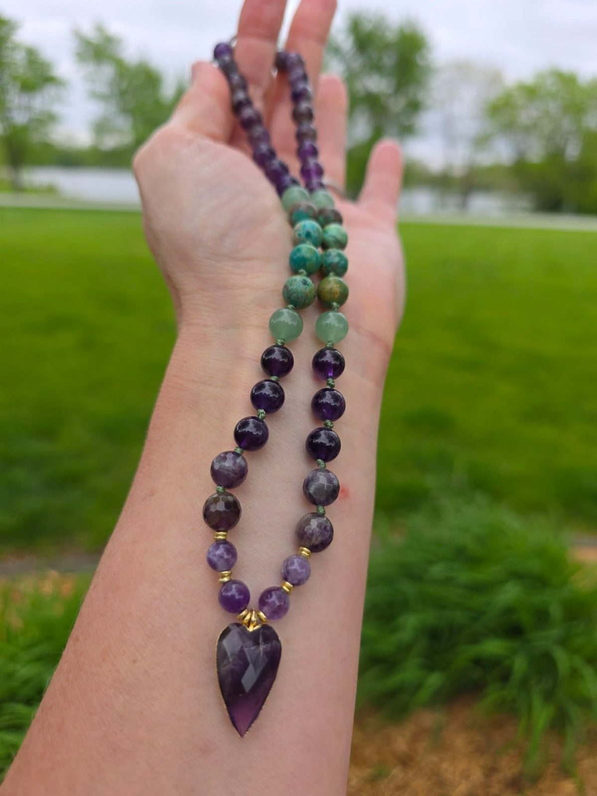 Purple Phoenix Jewelry Necklace