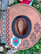 Southwest/Aztec Vegan Suede Ranchers Hat