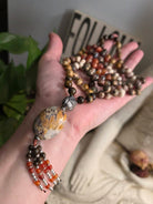Purple Phoenix Meditation Mala
