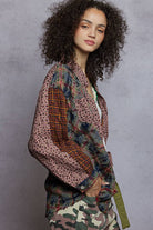 Vintage washed long sleeve button down plaid woven shirt - The Elevated Hippie
