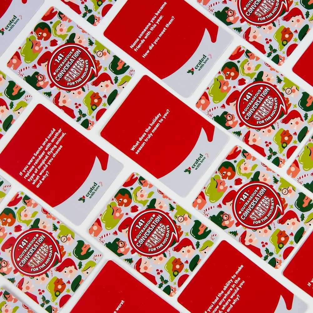 141 Outrageous Conversation Starters for the Holidays - The Elevated Hippie