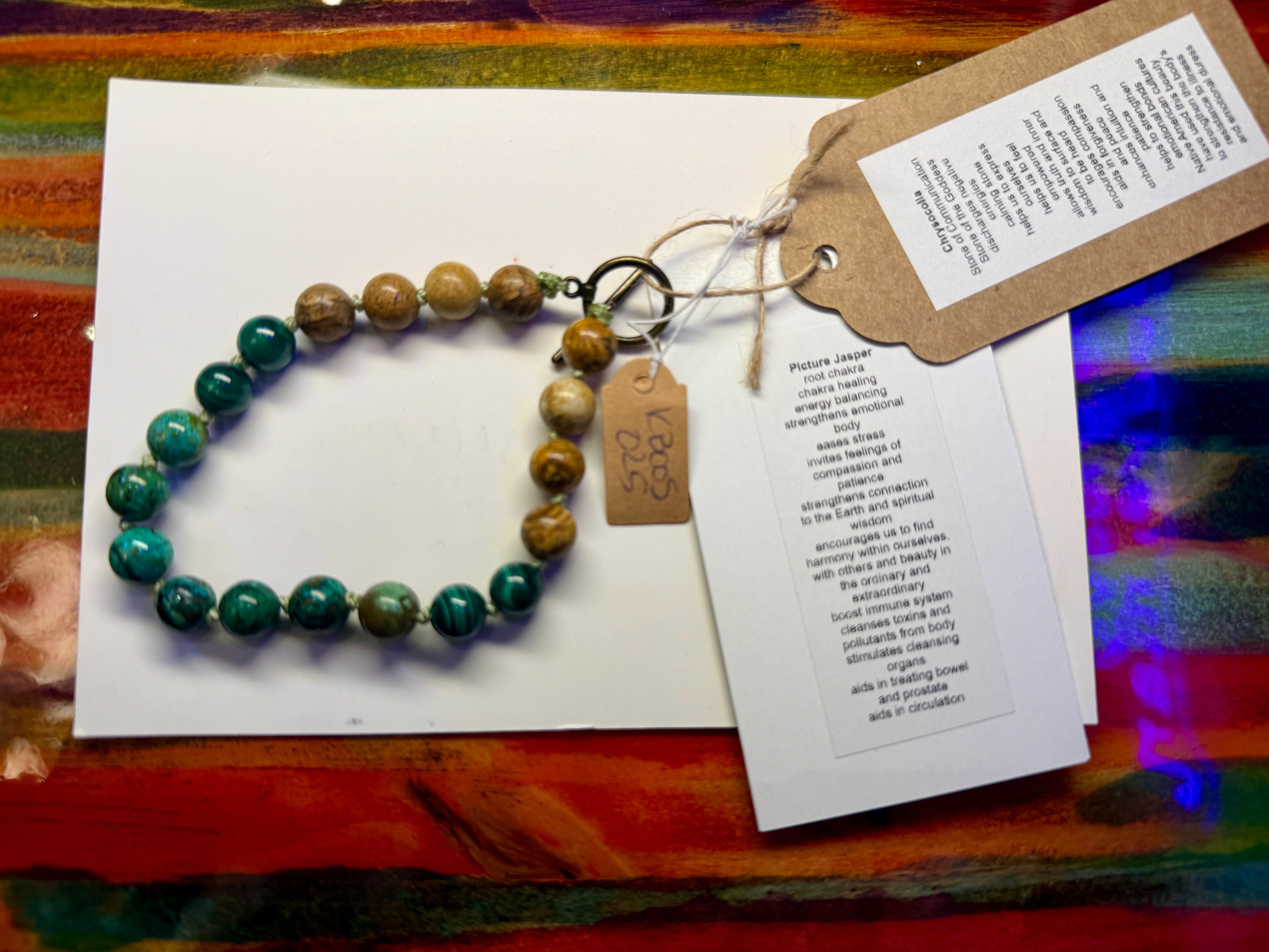 PICTURE JASPER AND CHYRSOCOLIA - The Elevated Hippie