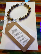 TIGER EYE AND CLEAR QUARTZ -Purple Phoenix Jewelry - The Elevated Hippie