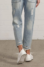 Raw Hem Patched Jeans – Slouchy, Soulful, and Worn-In Just Right - The Elevated Hippie