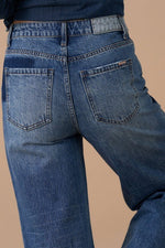 Relaxed Wide Leg Patchwork Jeans – Vintage Vibes with Boho Flair - The Elevated Hippie