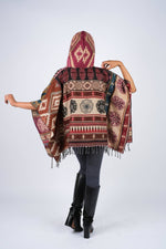 Sacred Threads Boho Chic Patchwork Poncho – Cozy, Colorful & Full of Boho Spirit - The Elevated Hippie