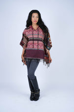Sacred Threads Boho Chic Patchwork Poncho – Cozy, Colorful & Full of Boho Spirit - The Elevated Hippie