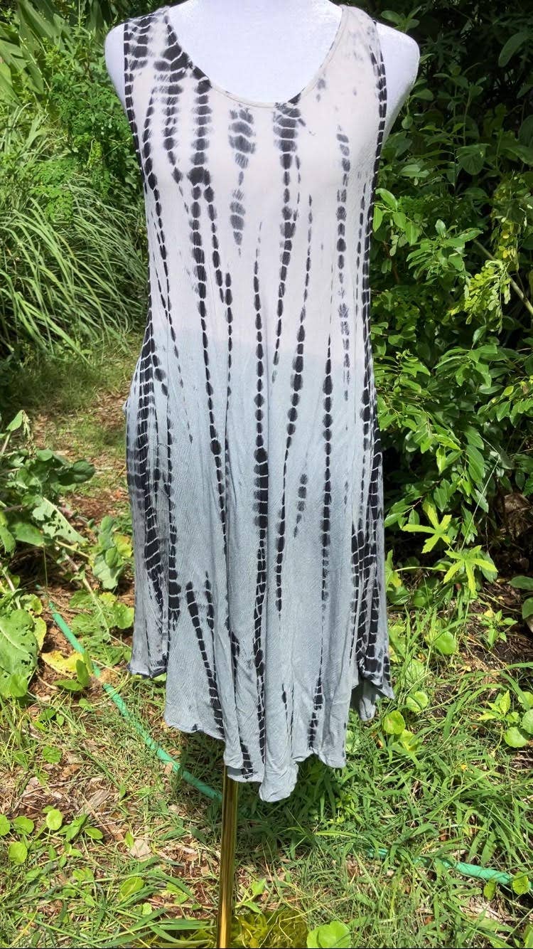 Rayon Crepe Tie-Dye Dress - The Elevated Hippie