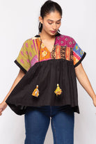 Cotton Kantha Tunic Top - The Elevated Hippie