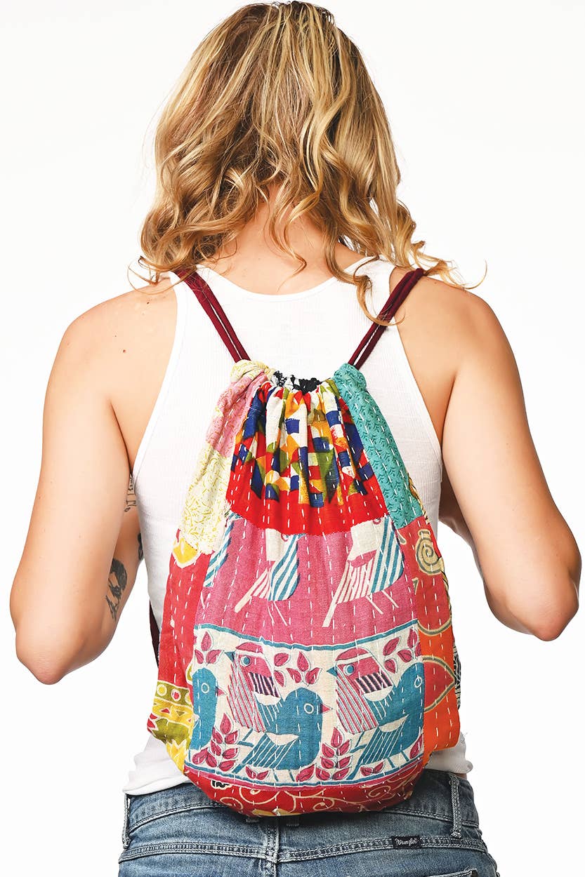 Kantha Backpack - The Elevated Hippie