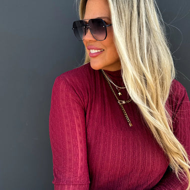 Sheer Lacy Top with Thumbholes – A Perfect Blend of Boho & Elegance - The Elevated Hippie