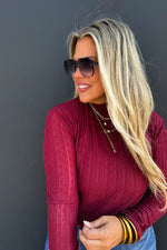 Sheer Lacy Top with Thumbholes – A Perfect Blend of Boho & Elegance - The Elevated Hippie