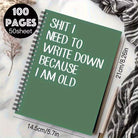 Funny Spiral Notebook boho clothing, festival outfit, hippie style apparel | Elevated Hippie