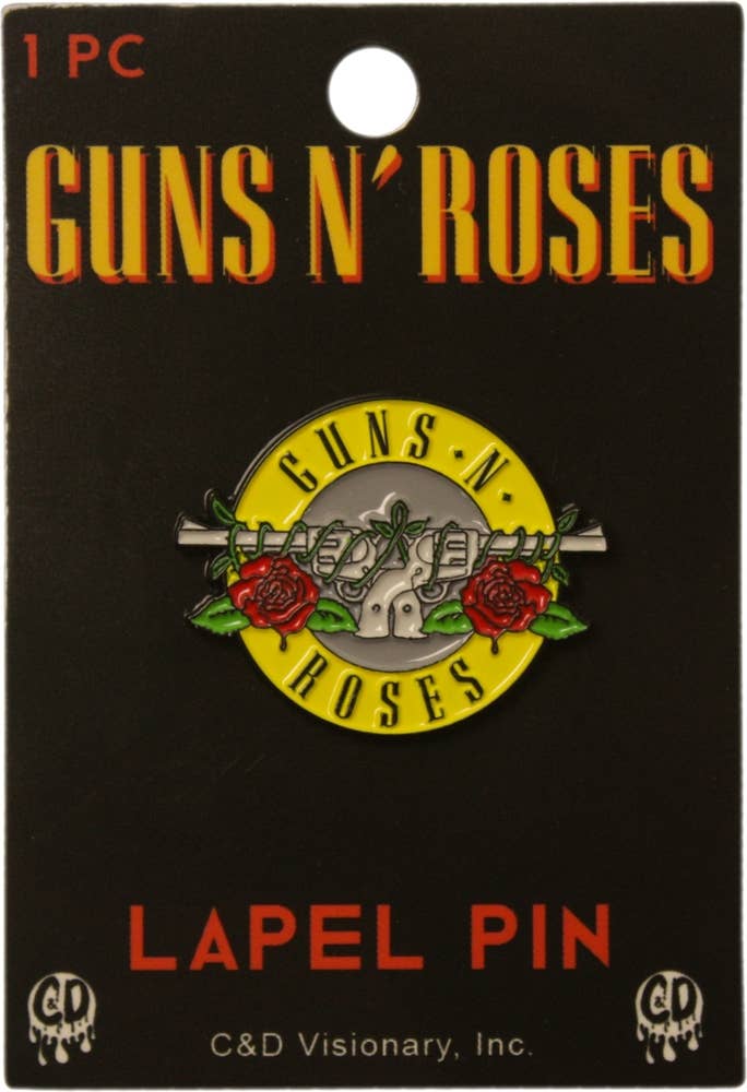 Enamel Pin - Guns N' Roses - Dueling Pistol Guns Logo - The Elevated Hippie