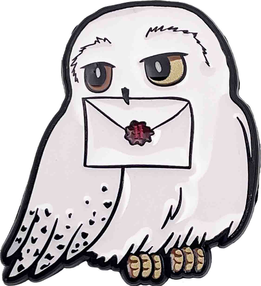 Enamel Pin - Harry Potter - Hedwig The Owl With A Letter - The Elevated Hippie