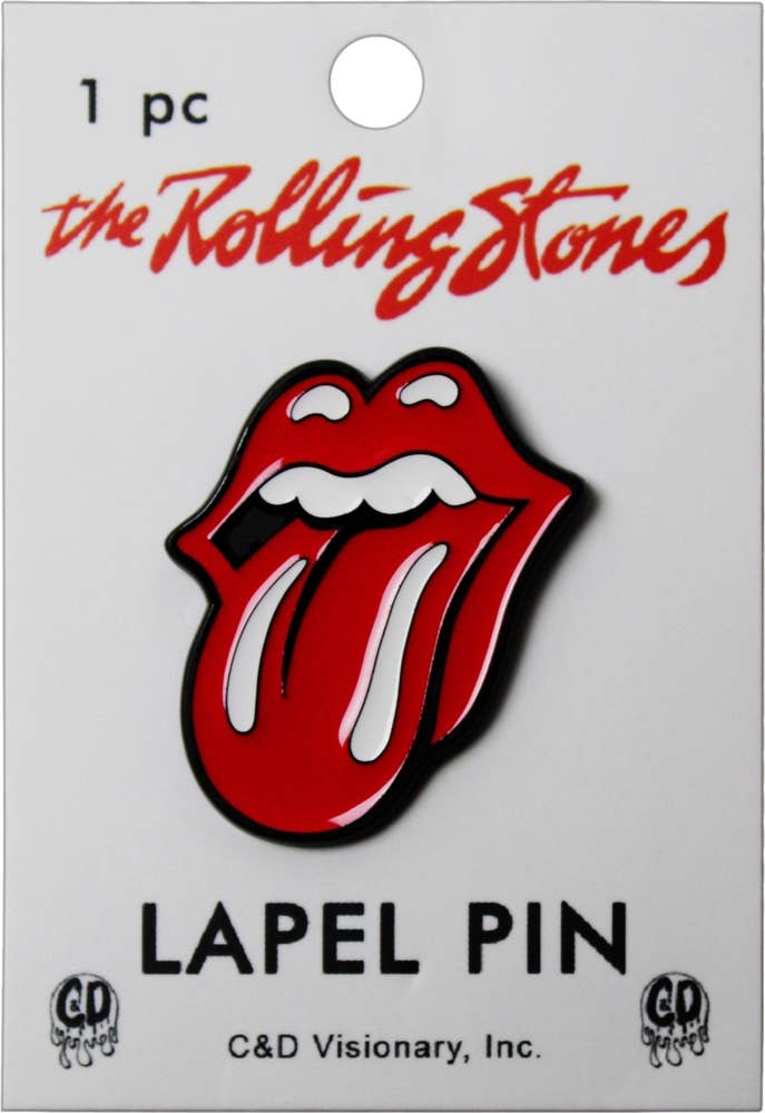 Enamel Pin - Rolling Stones Tongue - Rock Music Band Iconic - The Elevated Hippie