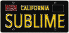 Enamel Pin - Sublime - California License Plate Logo - The Elevated Hippie